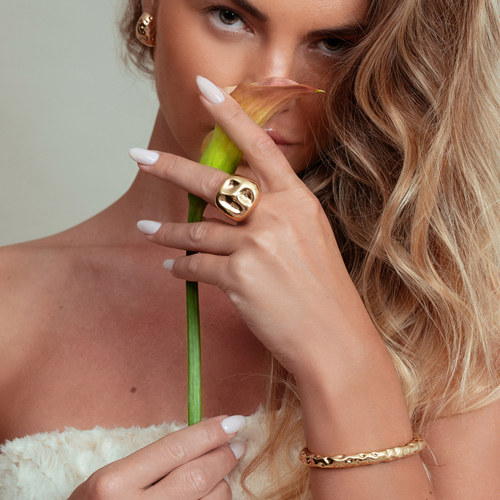 Collins Molten Textured Cuff Bracelet