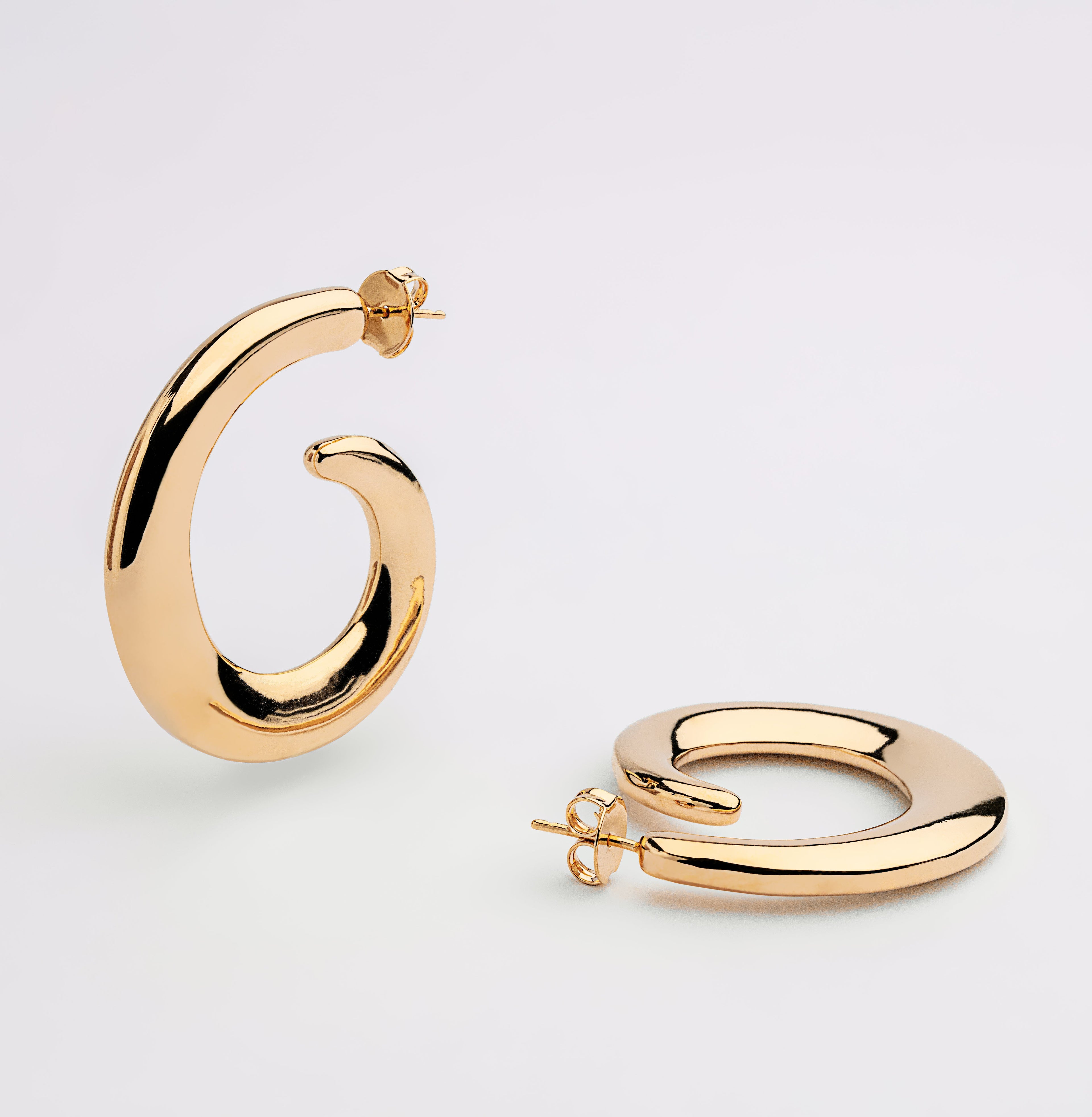 Noemie Gold Hoops