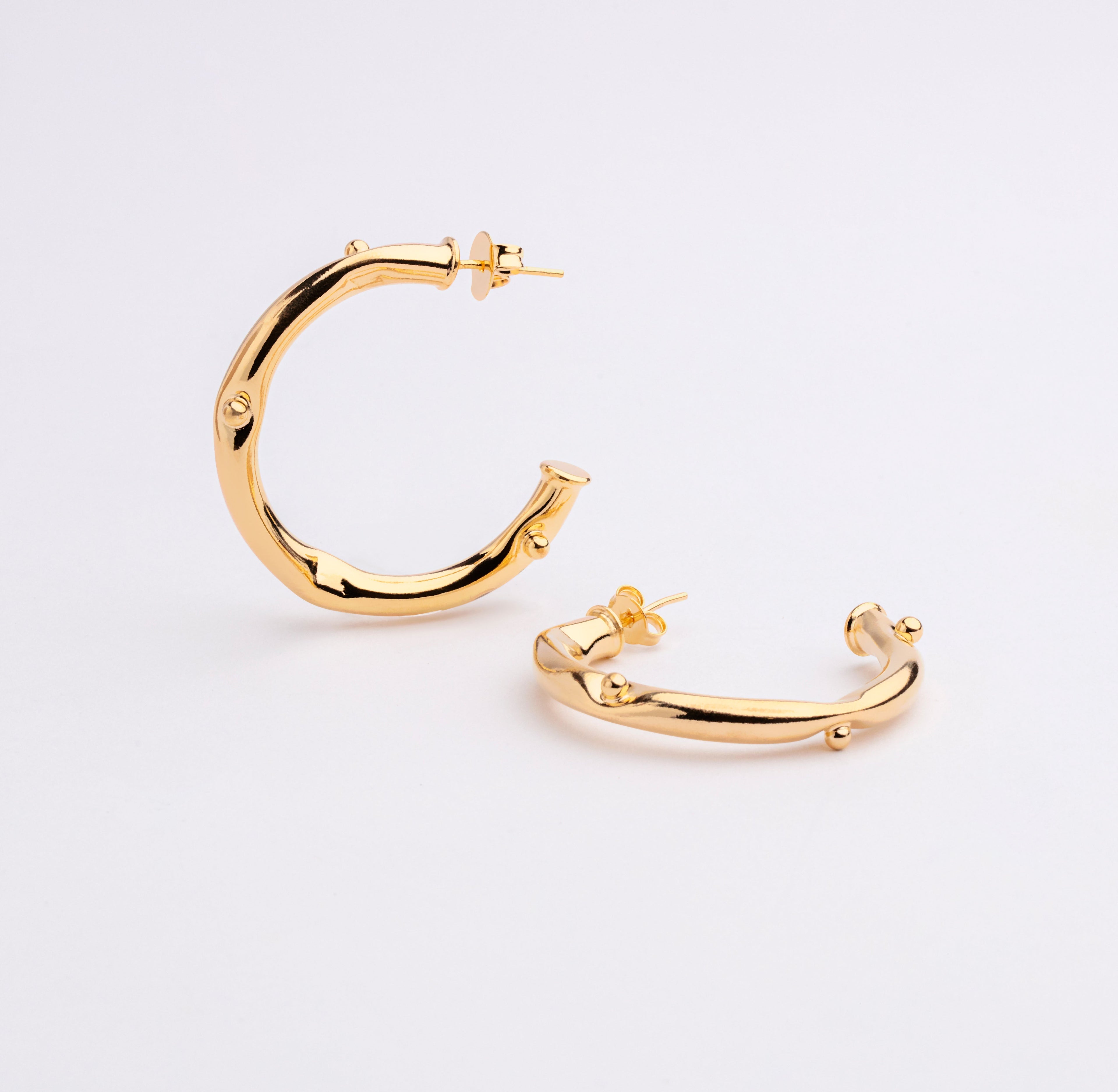 Zaira Gold Hoops 