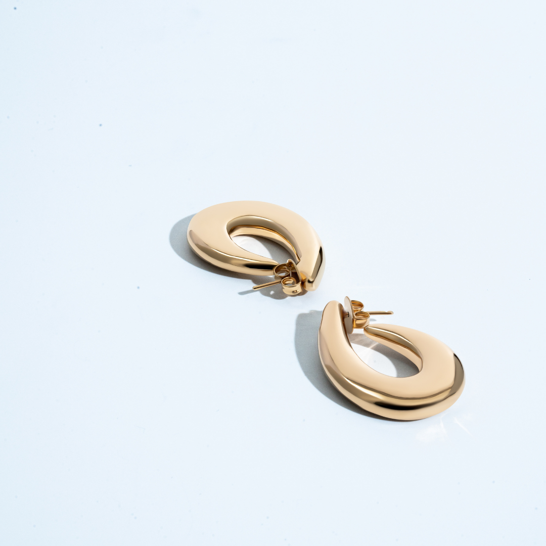Clara Gold Hoops 