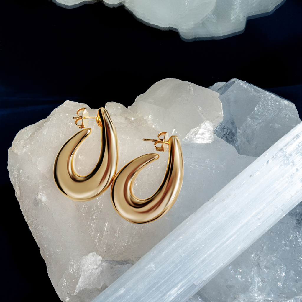 Clara Gold Hoops 