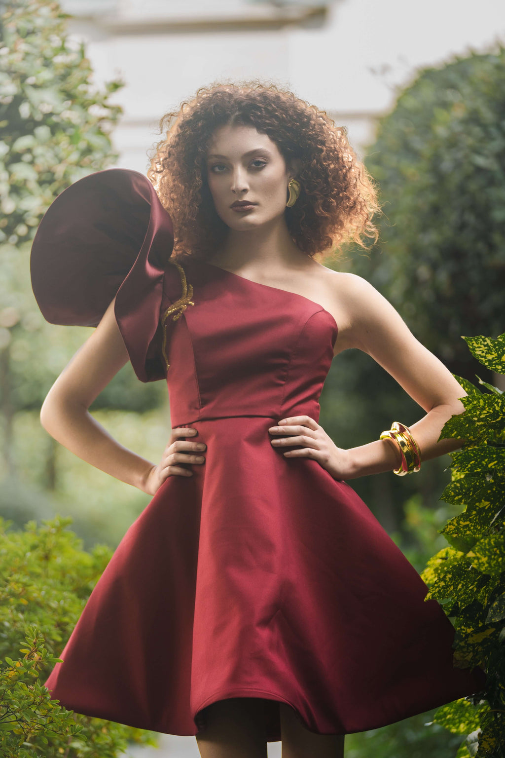 Luna Layered Gold Earrings