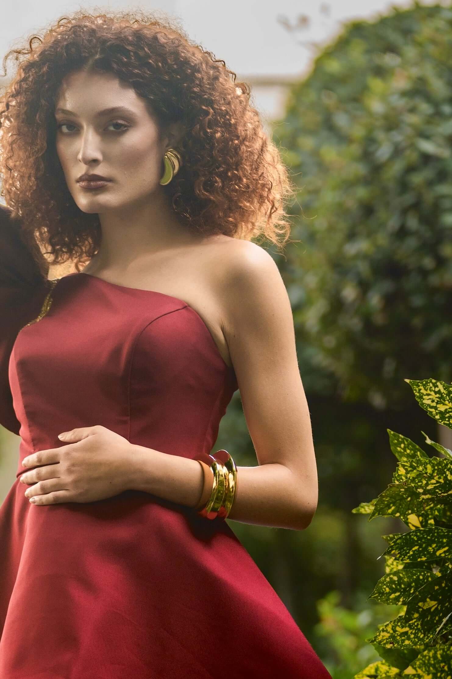 Luna Layered Gold Earrings