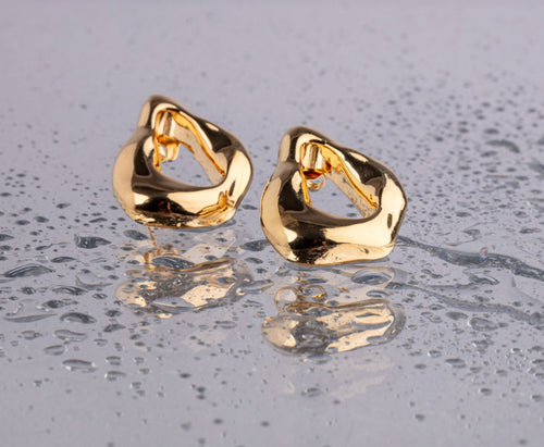 Chanda Gold Earrings - Alegant - Denise Pacini