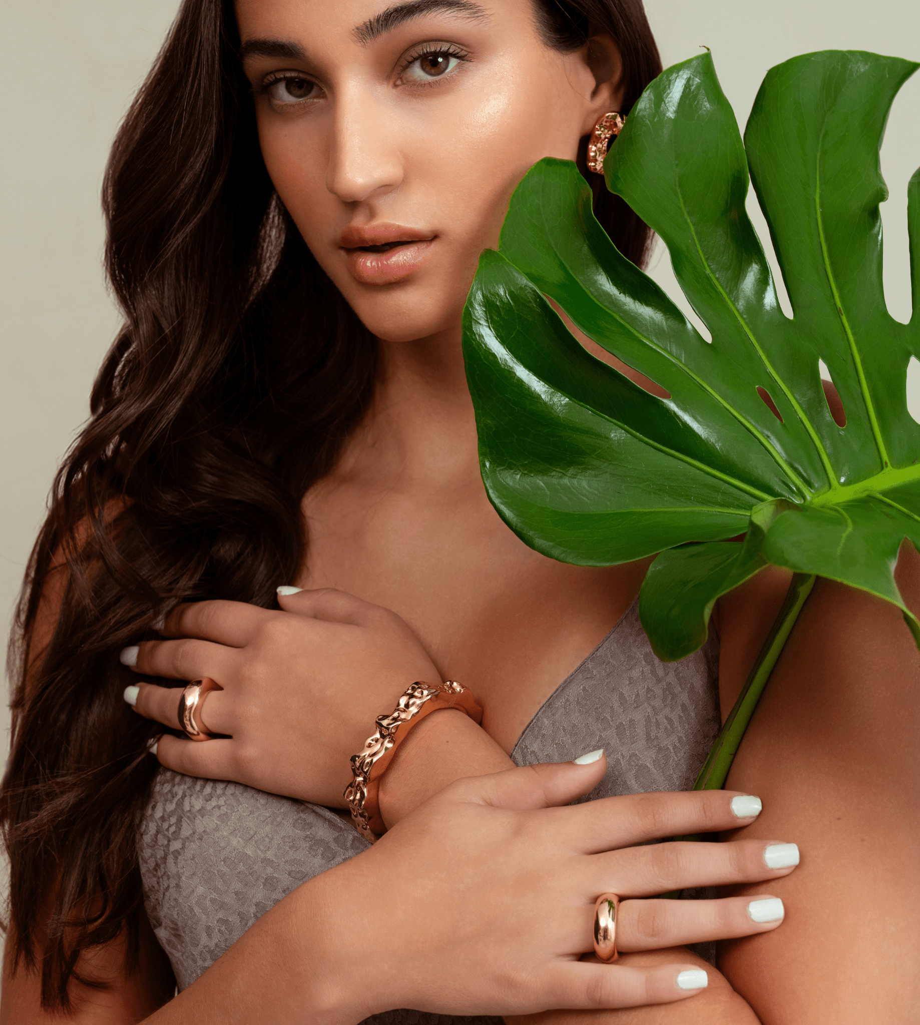 Nathalia Sculpted Hammered Bracelet Cuff - Alegant - Denise Pacini