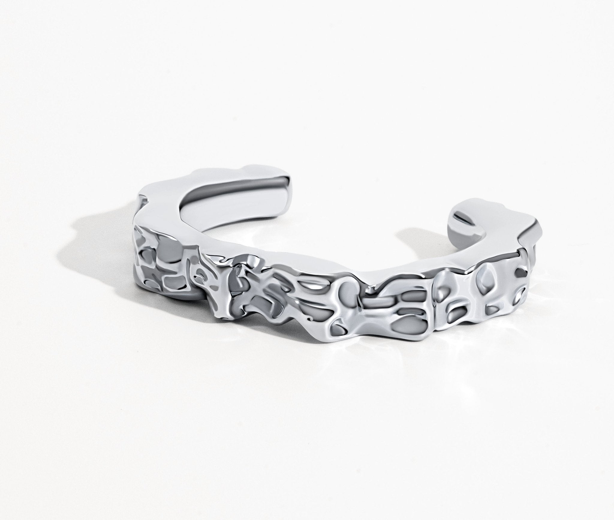 Nathalia Sculpted Hammered Bracelet Cuff - Alegant - Denise Pacini